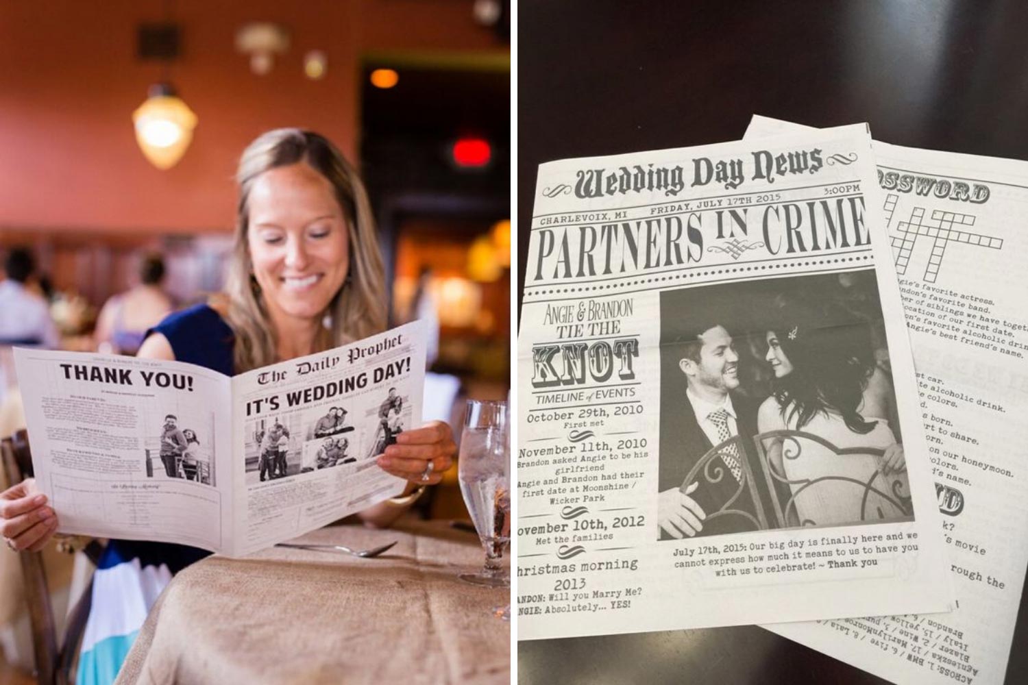 Весільна газета: фото 