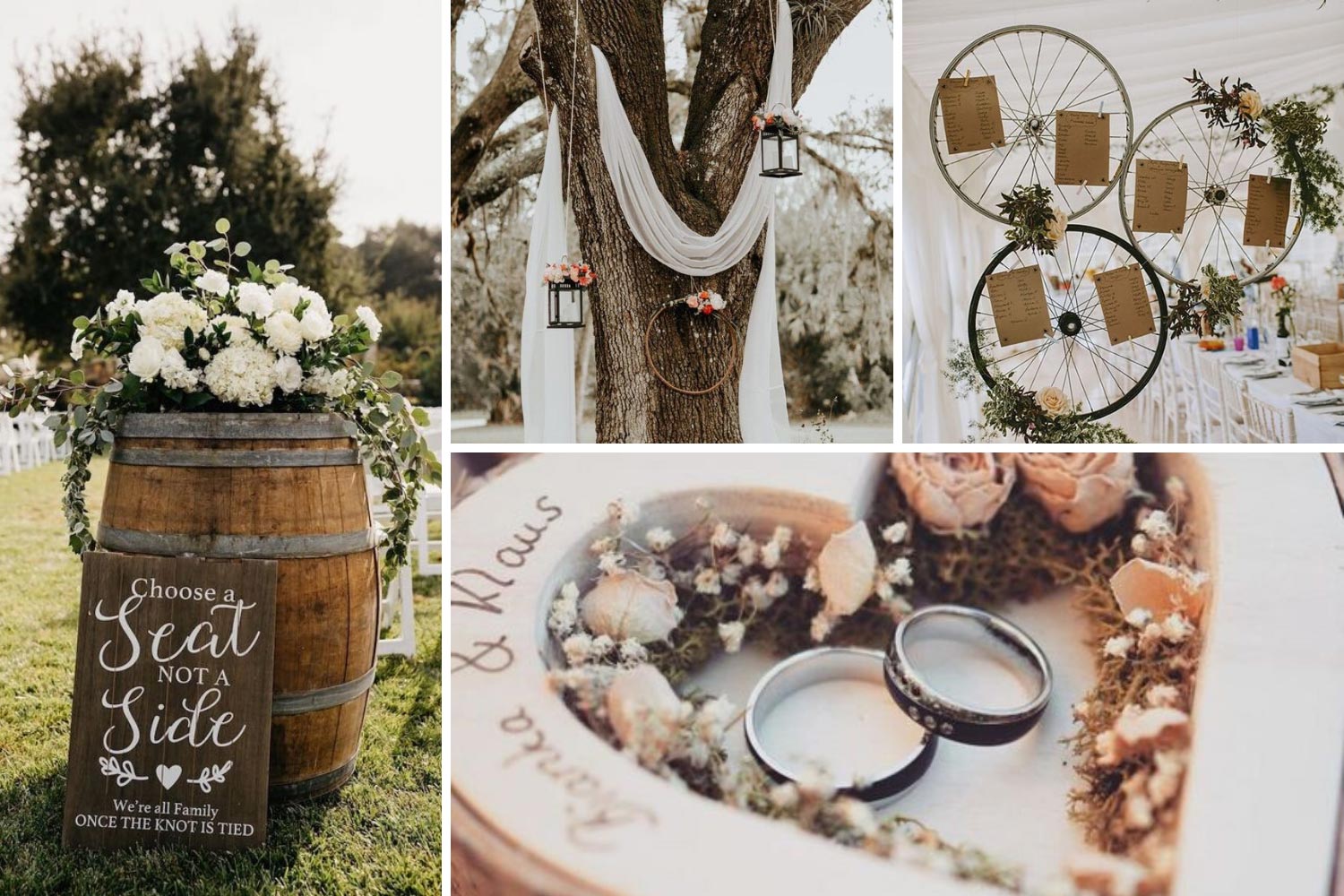 Стиль рустик: идеи для свадьбы