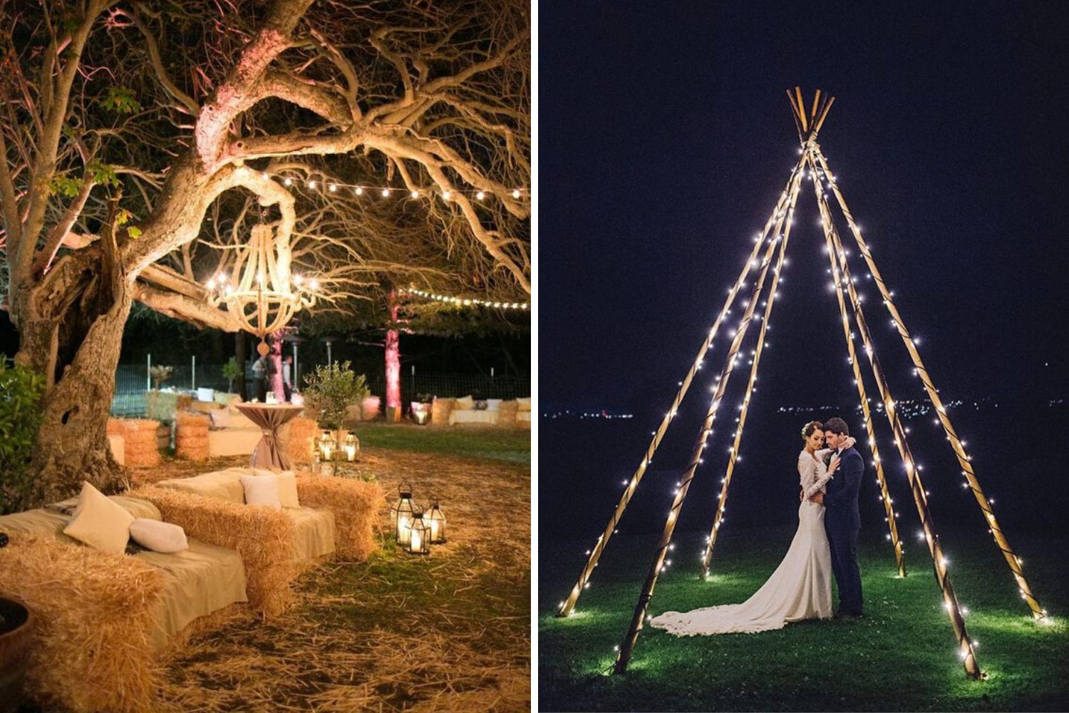 Ночная фотозона на природе идеи