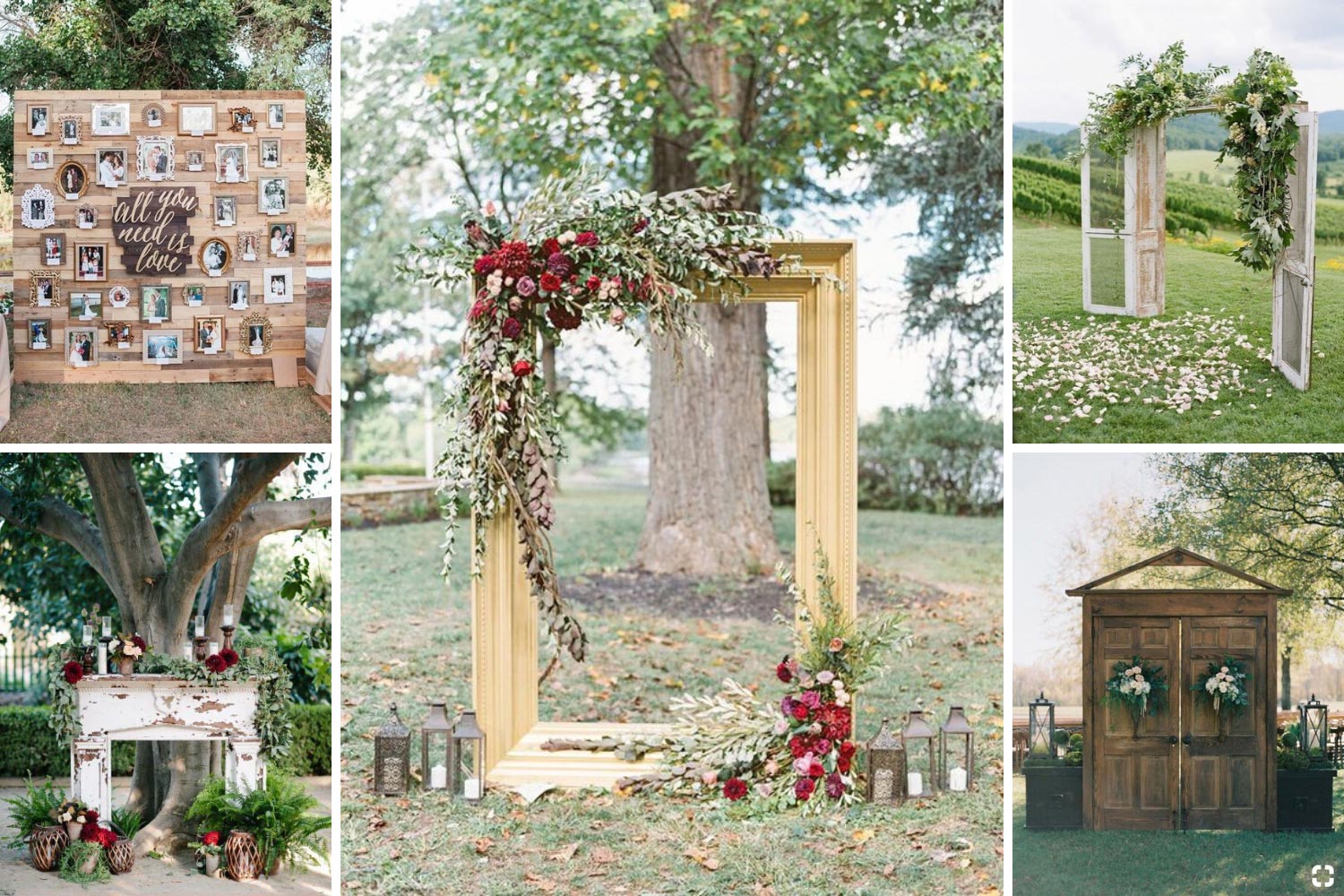 Фотозона рустик на свадьбу фото