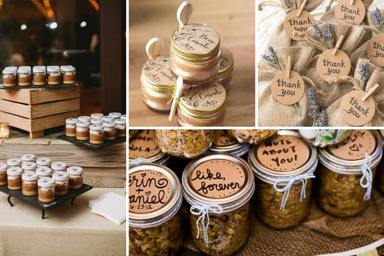 Подарки гостям рустик фото