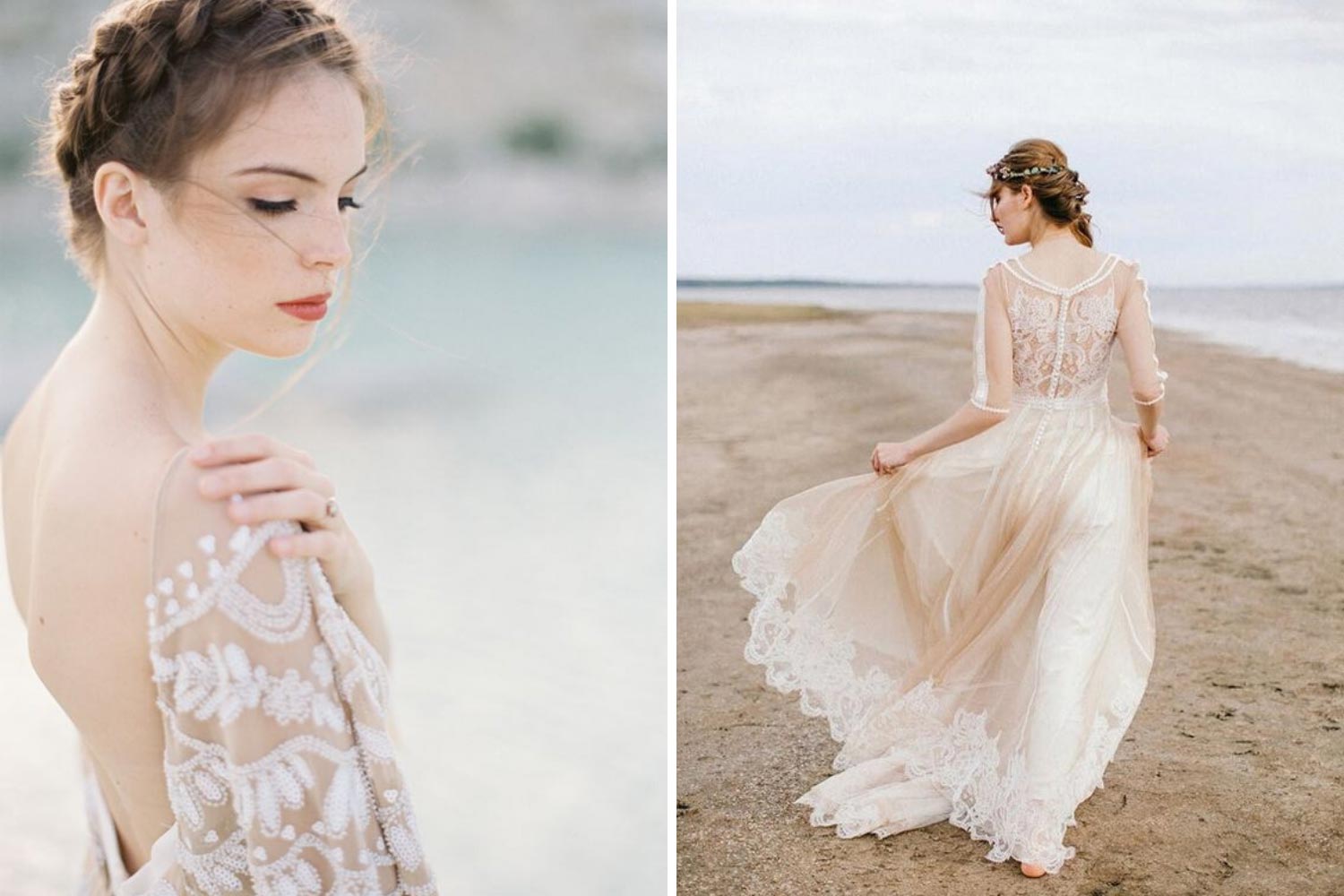 Образ невесты на морской свадьбе