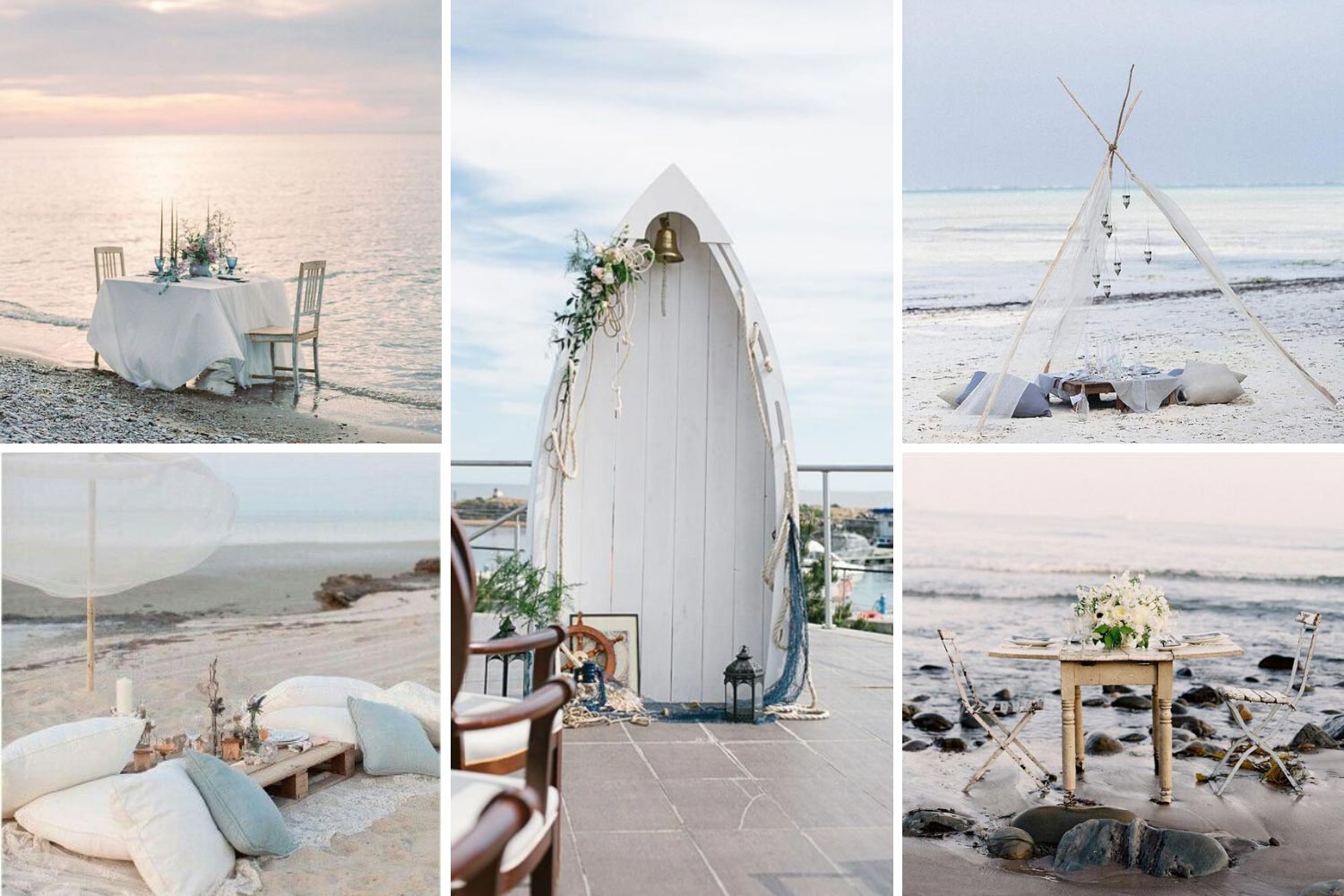 Фотозона на берегу моря: идеи