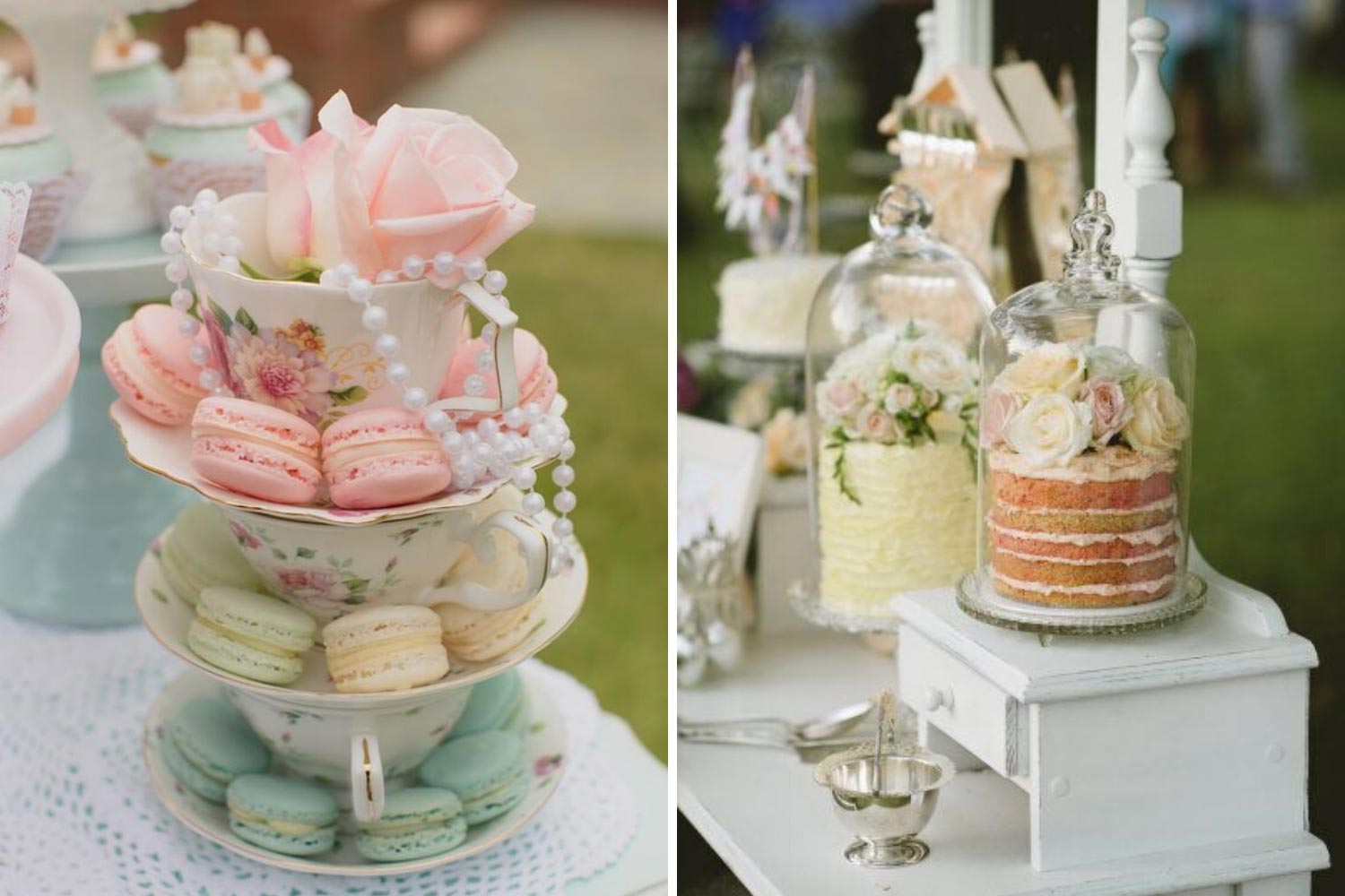 Оформление, угощения для сладкого стола: идеи