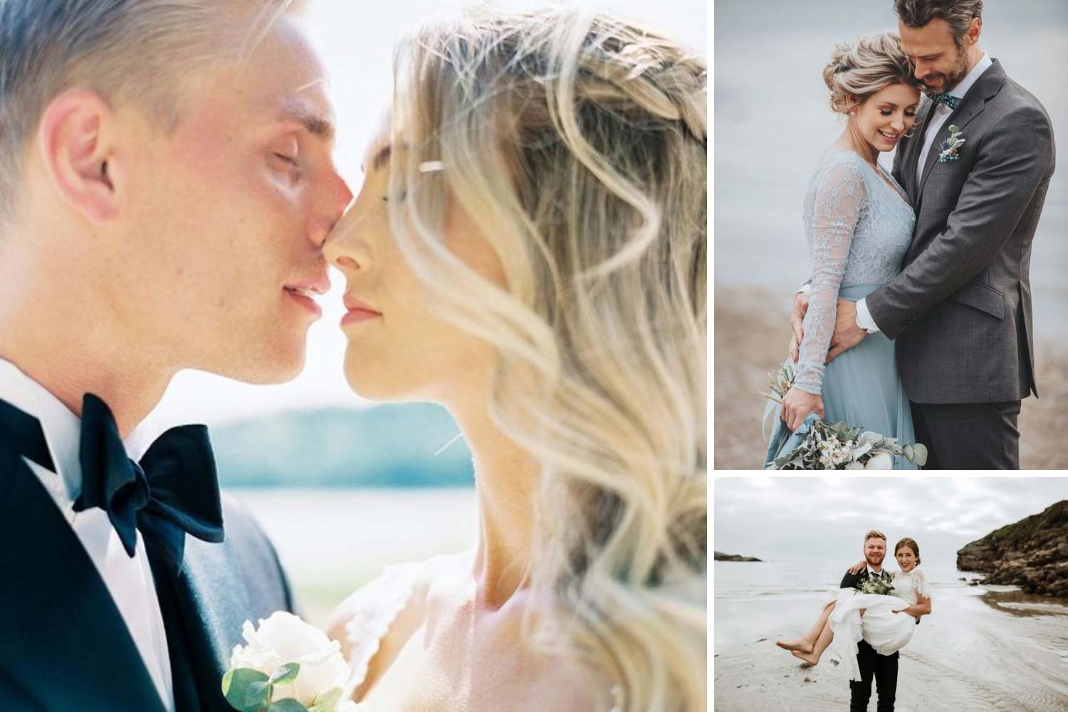 Скандинавське весілля: наречений і наречена фото