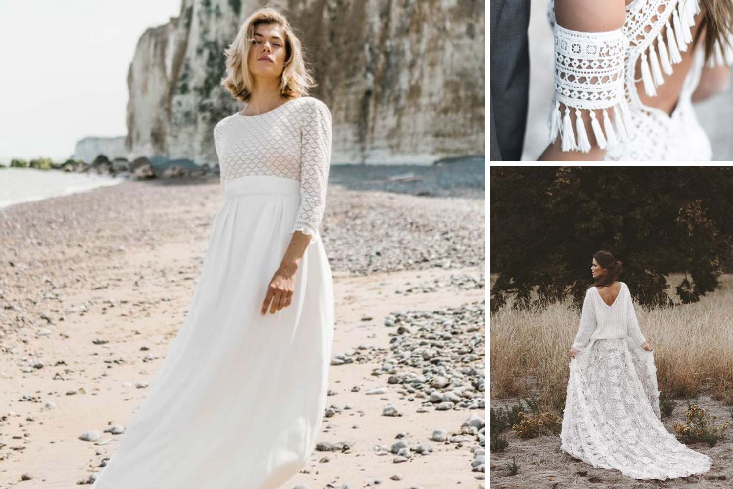 В'язані весільні сукні фото