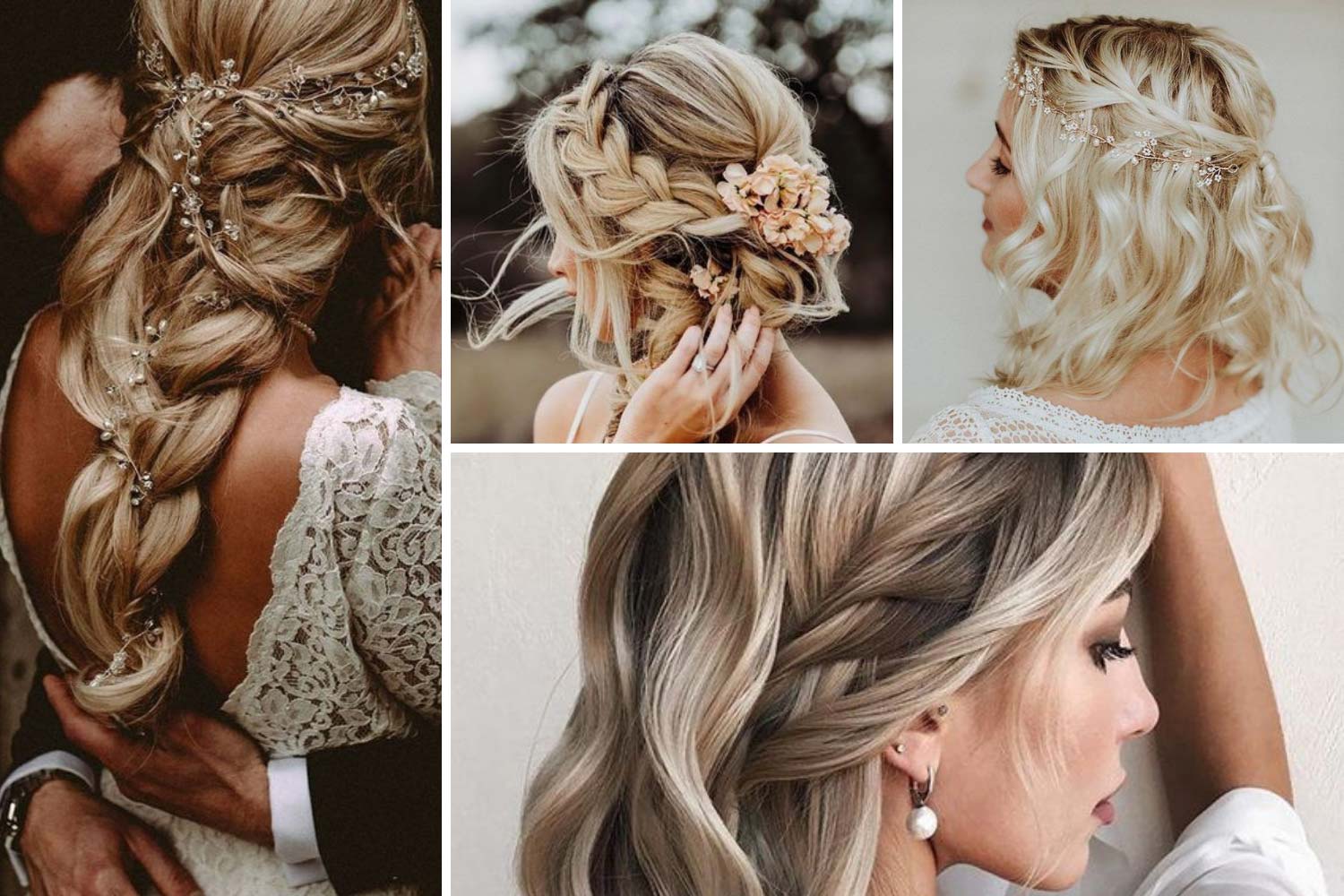 Зачіска коси на весілля фото