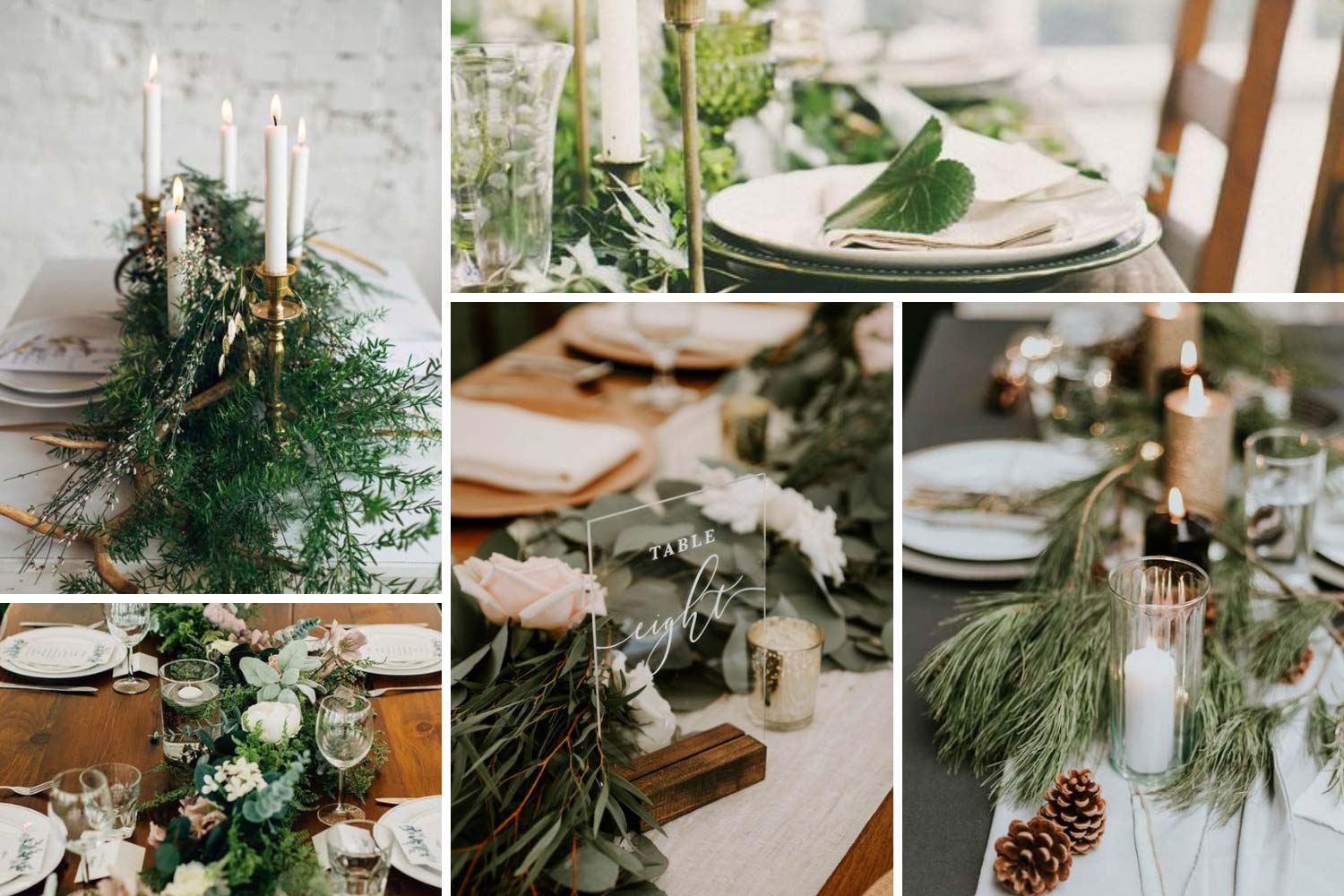 Центральні композиції в скандинавському стилі фото