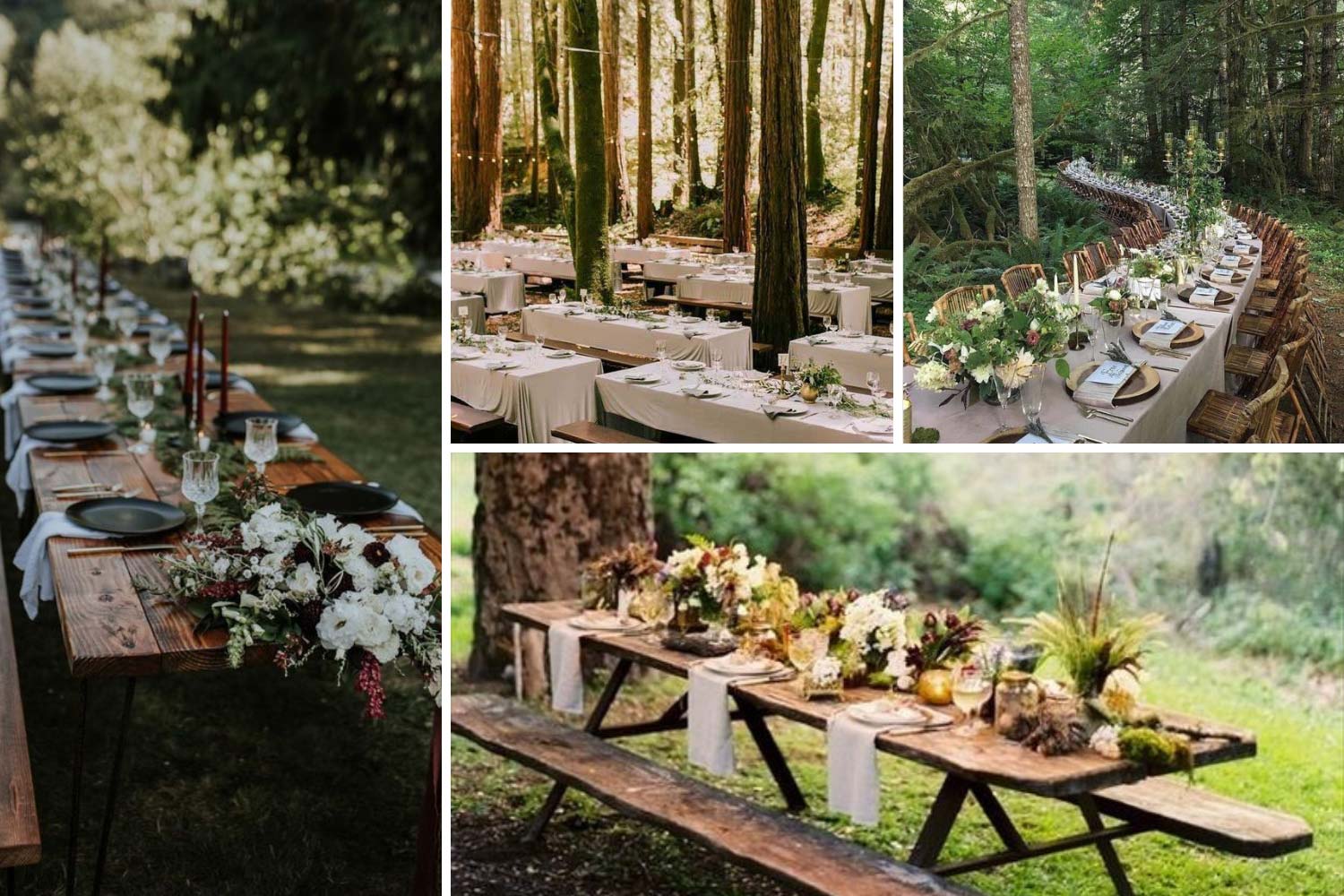 Весілля в скандинавському стилі на природі фото