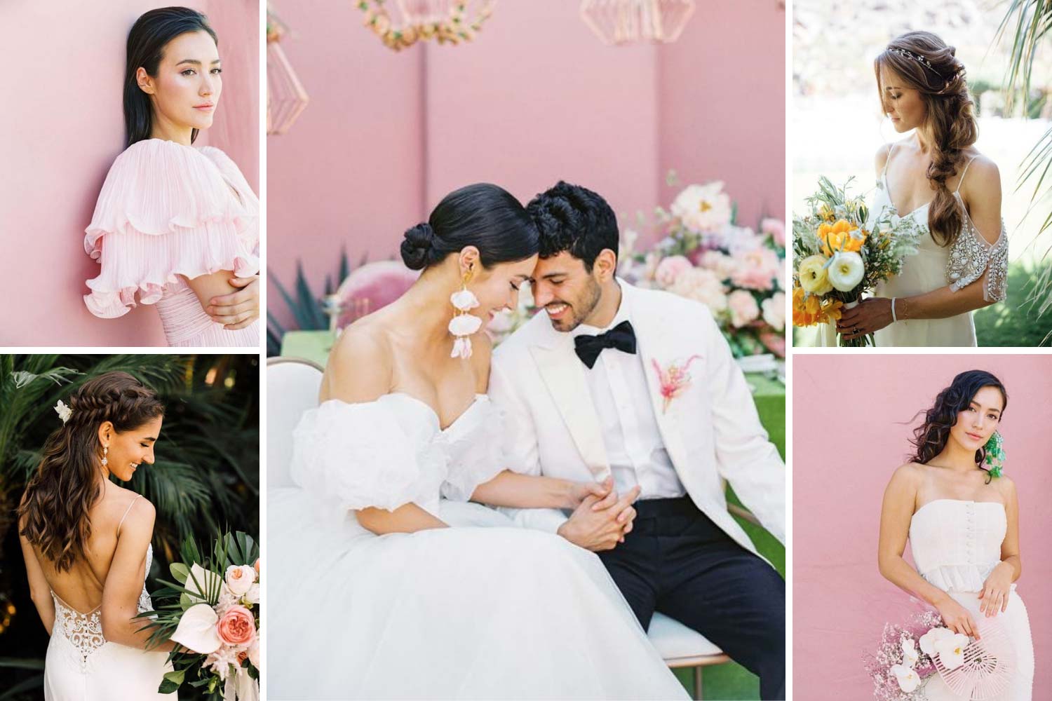 Красивая прическа на свадьбу фото