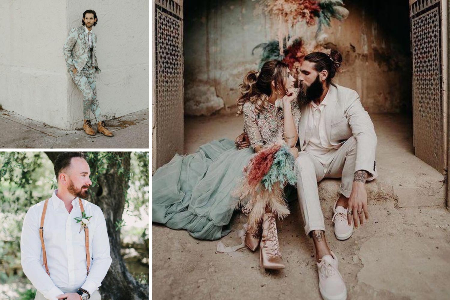 Стильный, современный образ жениха идеи