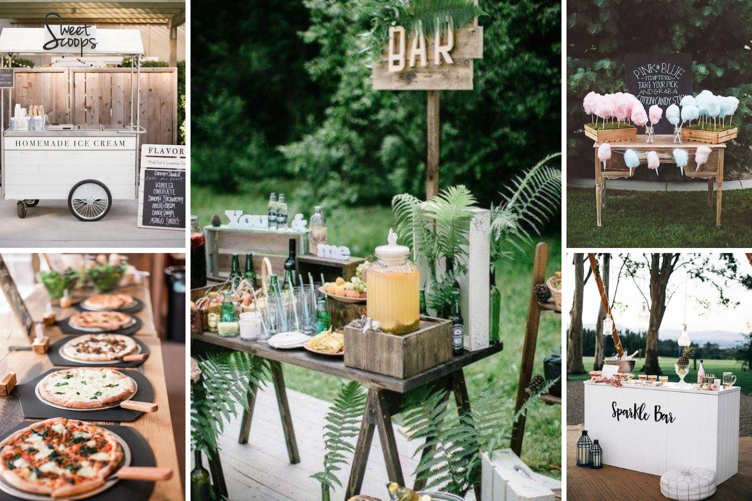 Кейтеринг на свадьбу: алкоголь, напитки, пицца, мороженое и т.д.