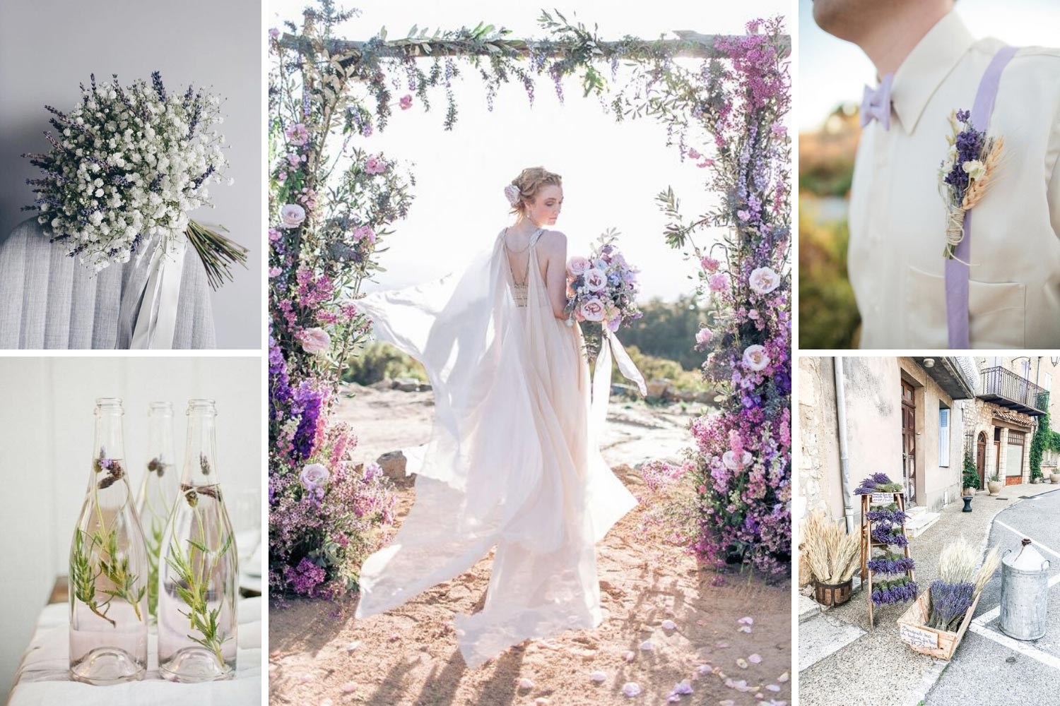 Весільний декор в єдиному стилі: ідеї для лавандового весілля