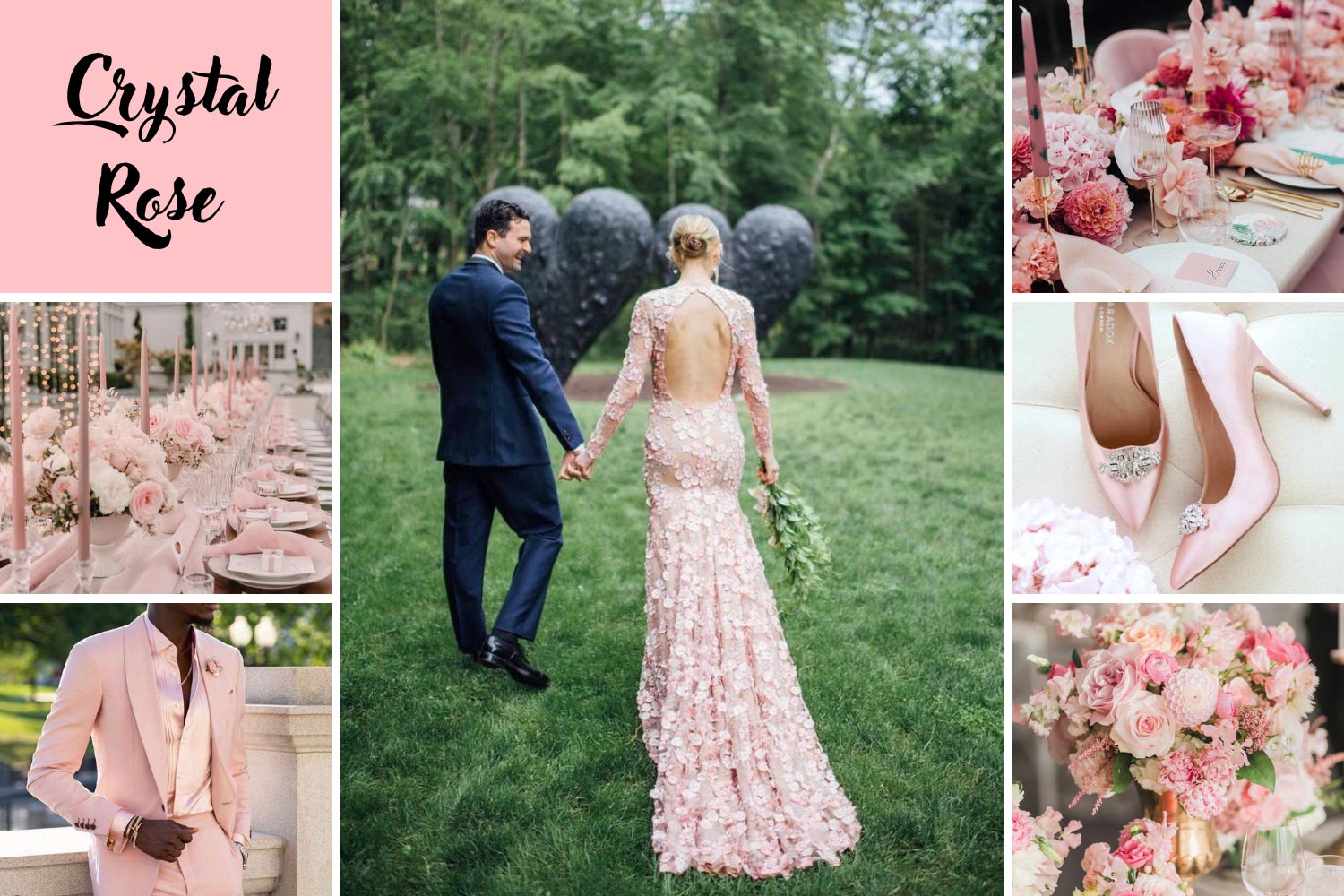 Романтическая свадьба 2023 в нежно-розовом цвете фото