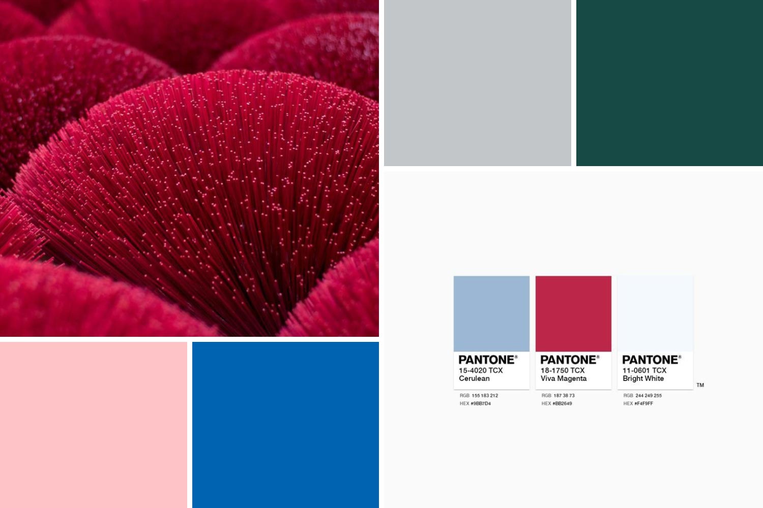 З чим поєднувати колір 2023 Viva Magenta ідеї