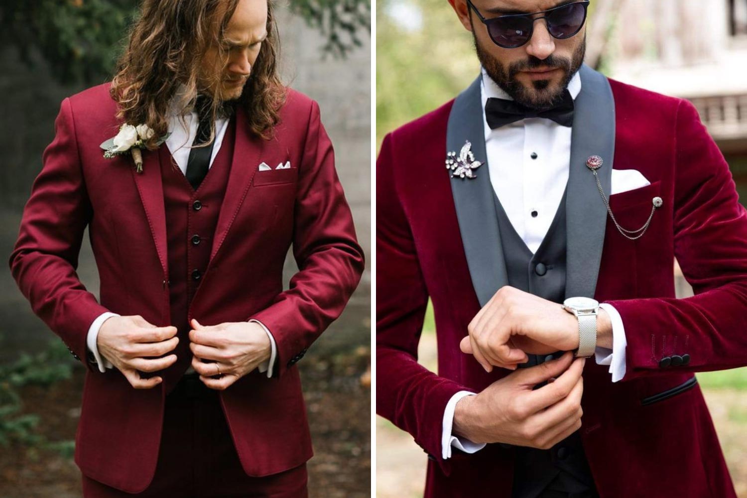 Костюм нареченого Viva Magenta фото