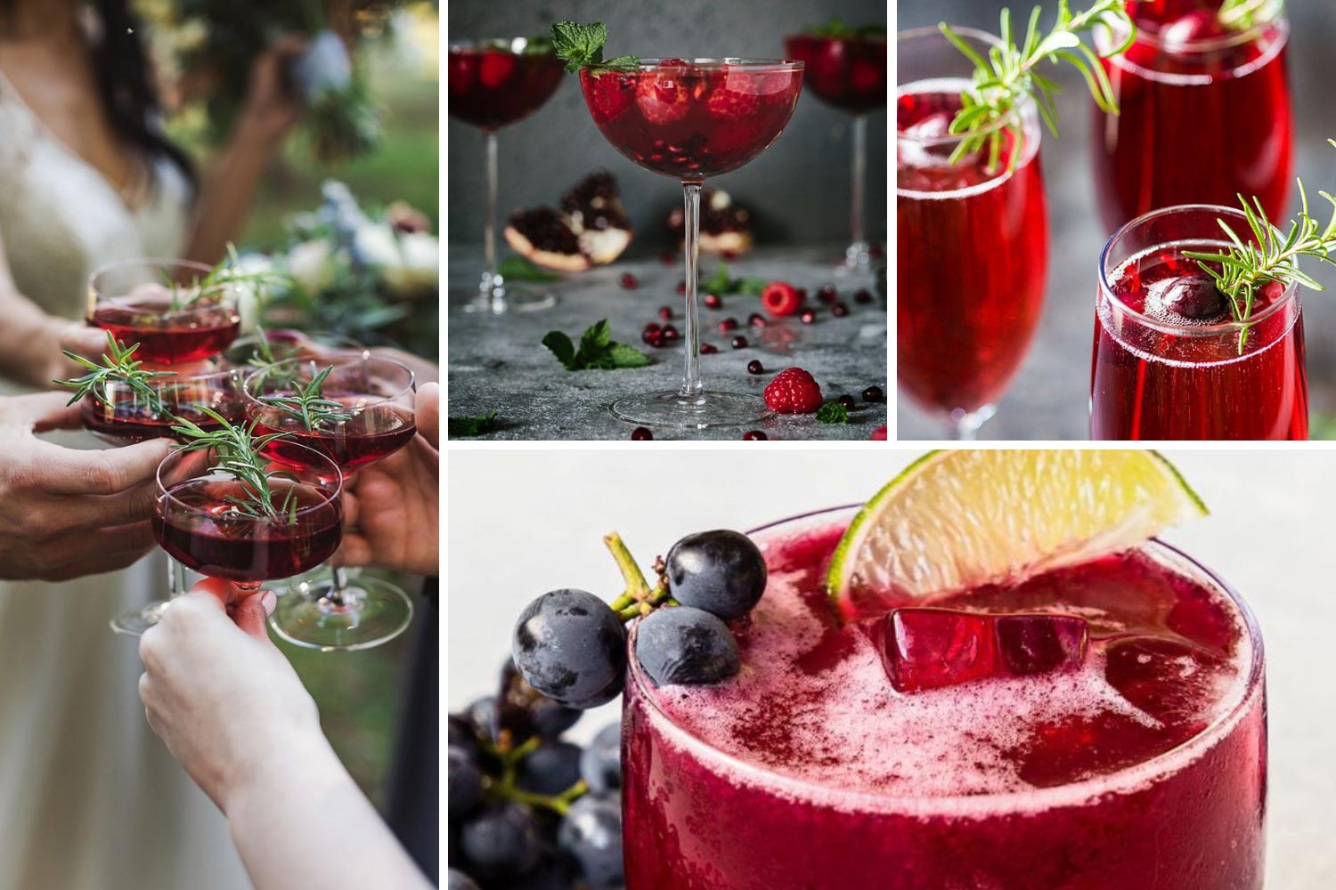 Коктейлі на весілля Viva Magenta фото