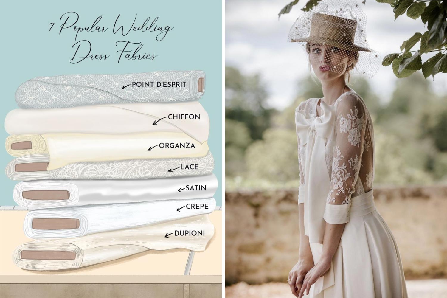 Ткани для свадебного платья фото 