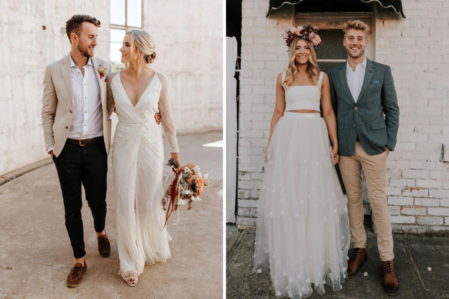 Наречені, неформальний костюм на весілля фото 