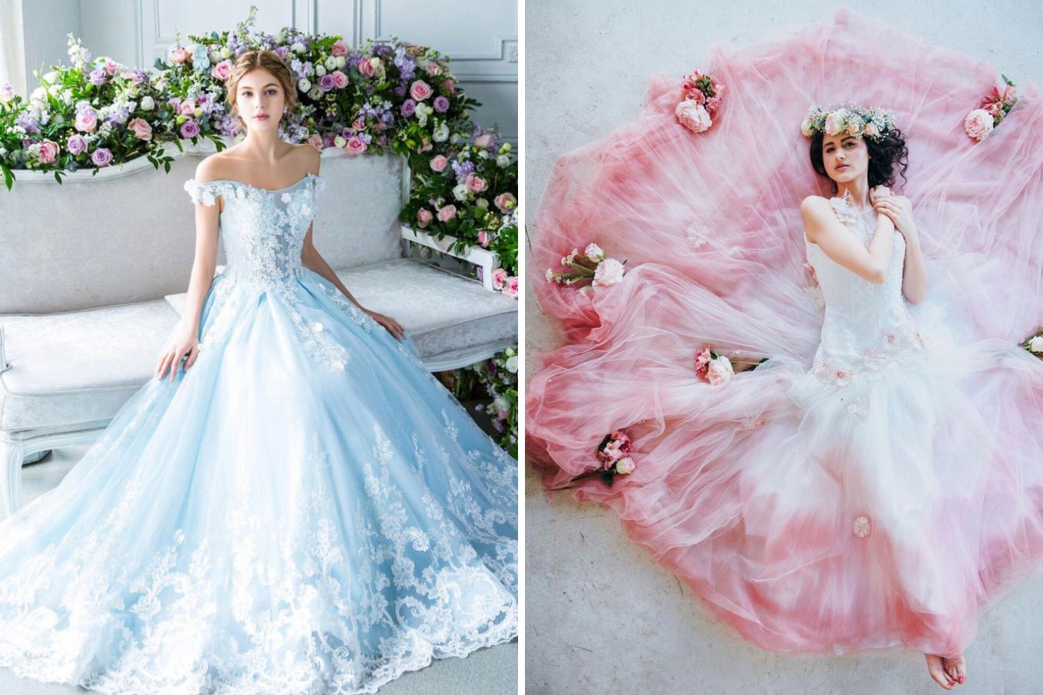 Плаття на весілля у пастельних тонах ідеї
