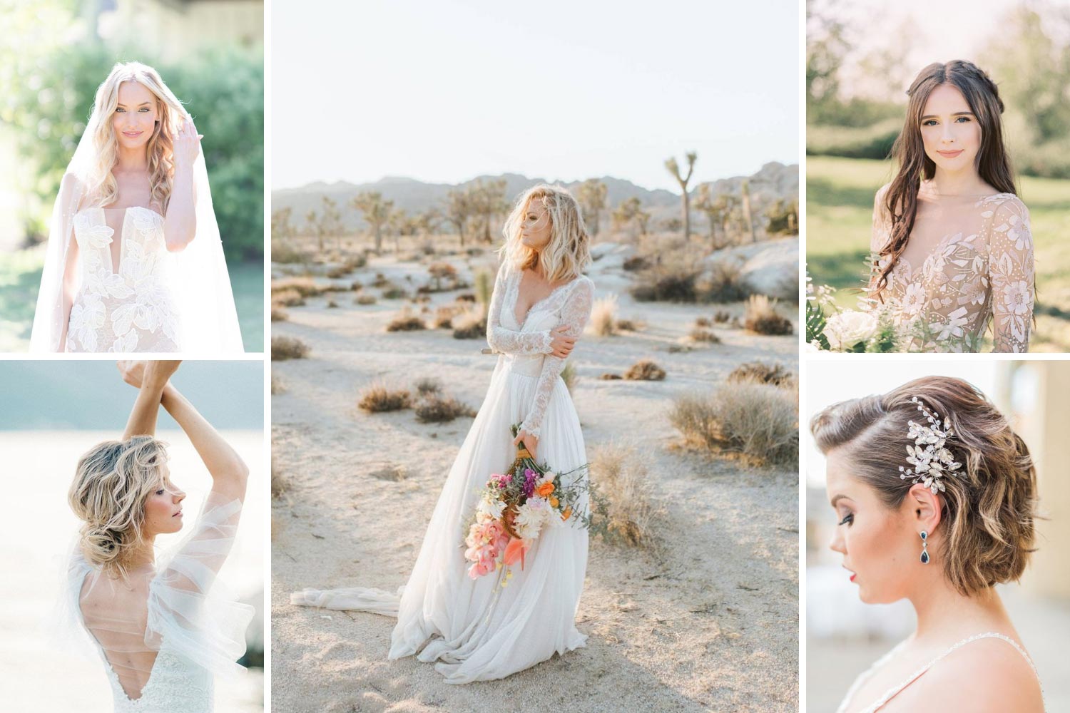 Прості весільні зачіски - тренд 2023: ідеї