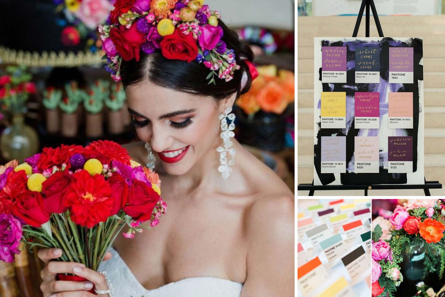 Модні кольори весілля, Pantone фото