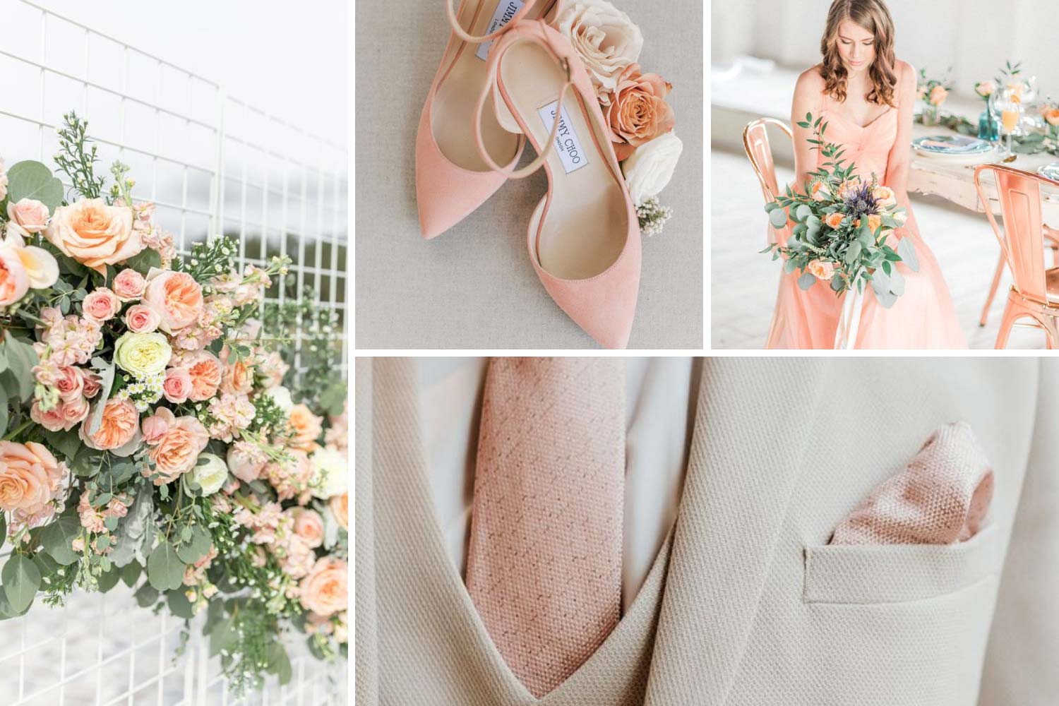 Образи наречених у персиковому кольорі року 2024 фото