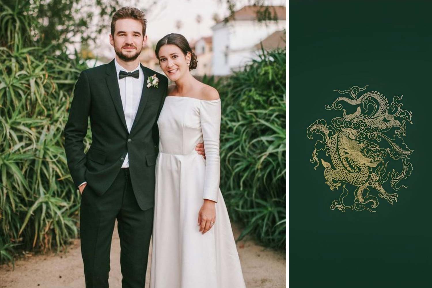 Зелене весілля у рік Дракона, символ року 2024 фото