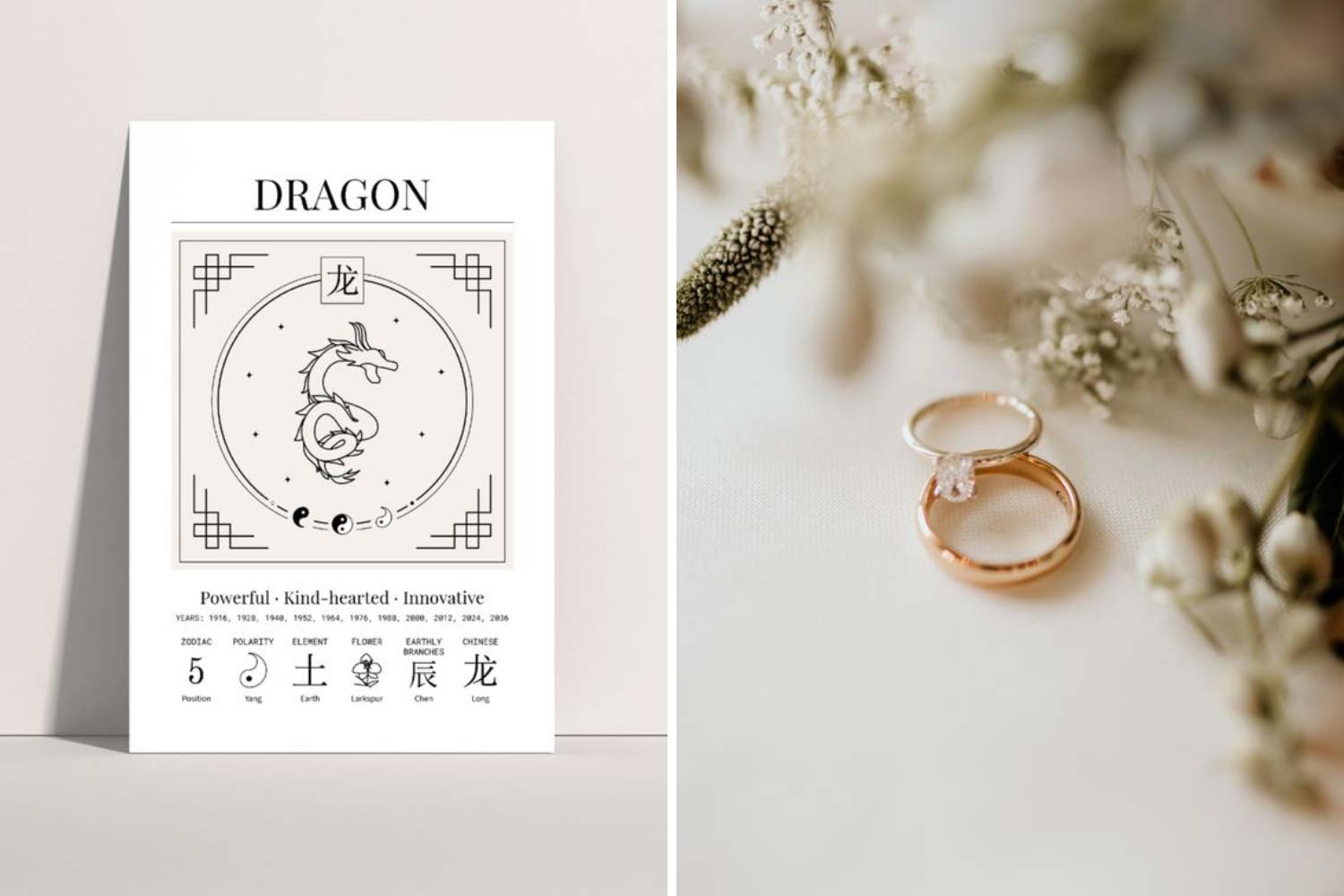 Весілля у високосний рік Дракона 2024, обручки фото