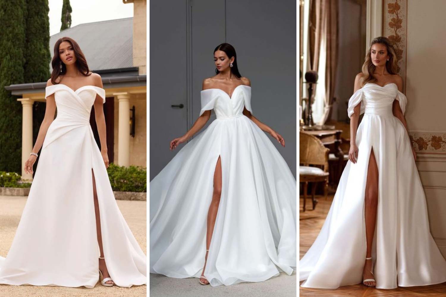 Сукня нареченої з вирізом-серцем фото