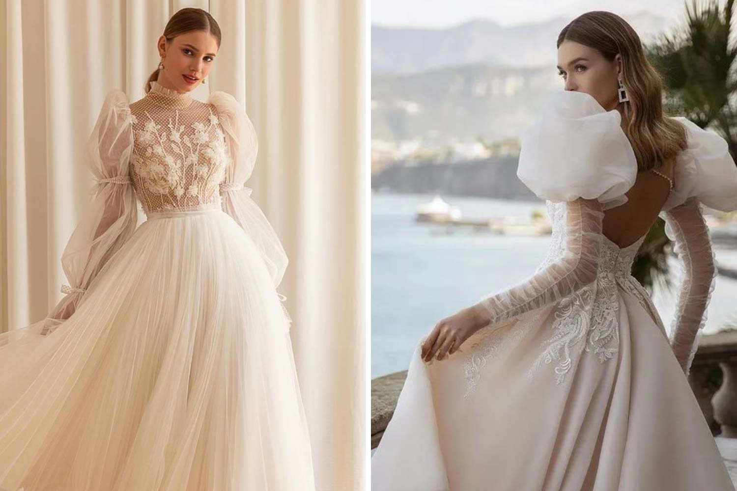 Вбрання з вінтажними рукавами в стилі 80-х фото