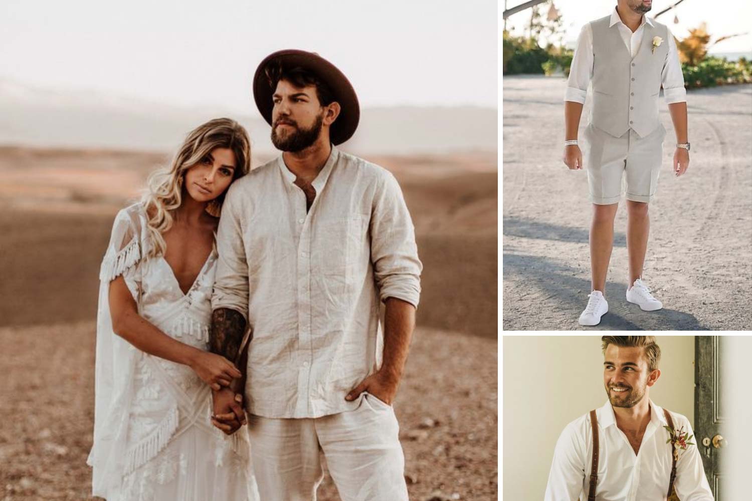 Другий образ нареченого на весілля: неформальний костюм фото