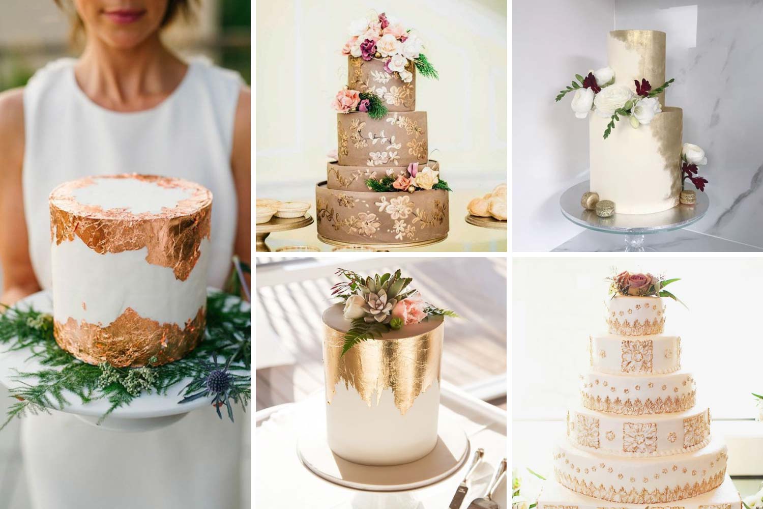 Декор торта сріблом, золотом ідеї