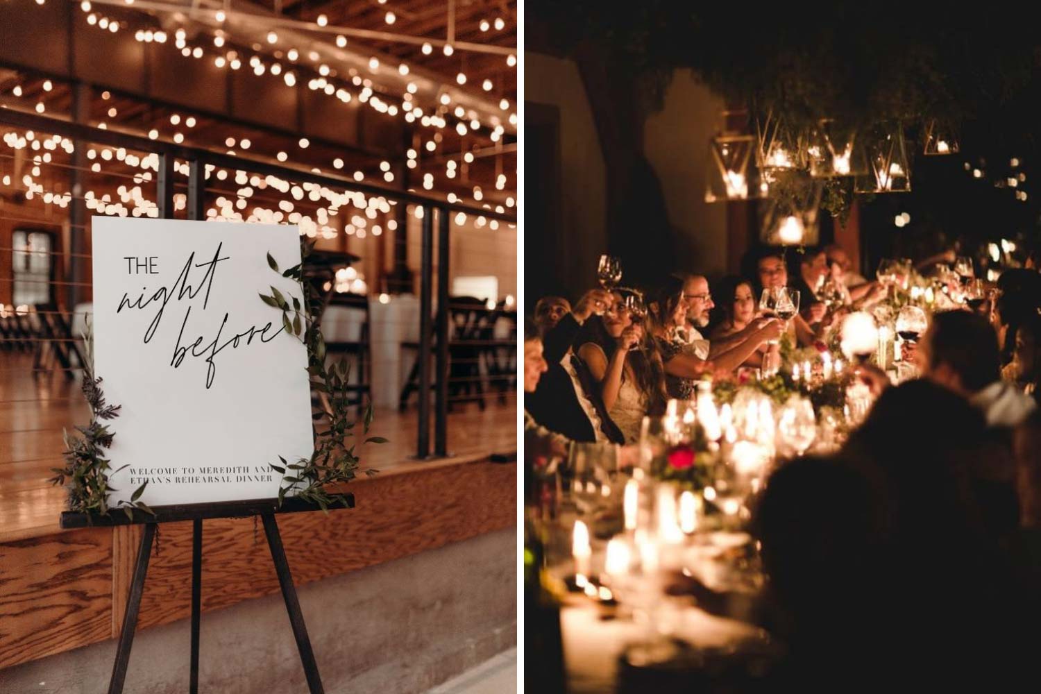 Вечеря перед весіллям, репетиція весілля ідеї