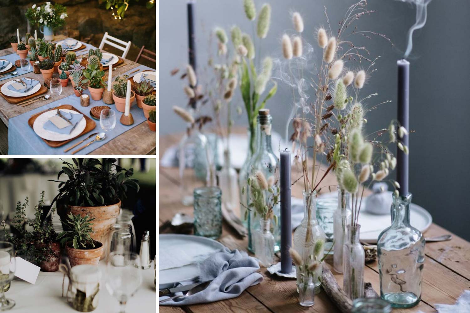 Еко декор: композиції на столи фото