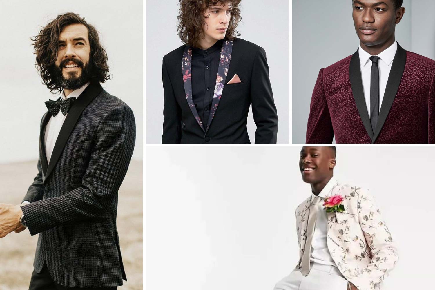 Свадебный костюм, пиджак с принтом фото