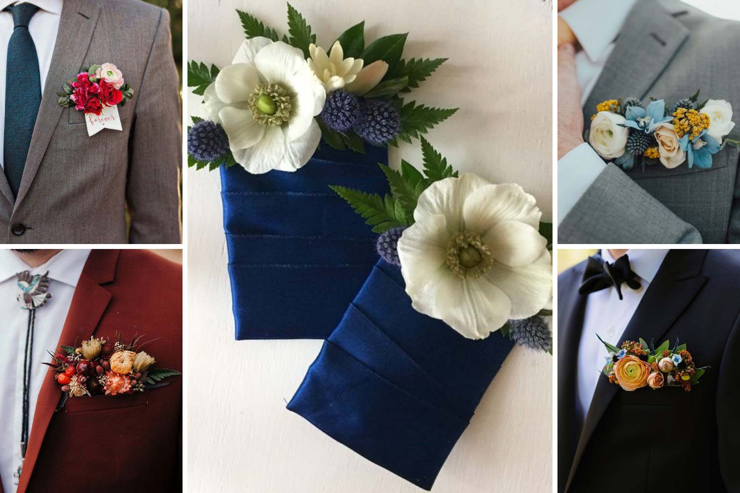 Карманная бутоньерка, квадратная бутоньерка в карман фото