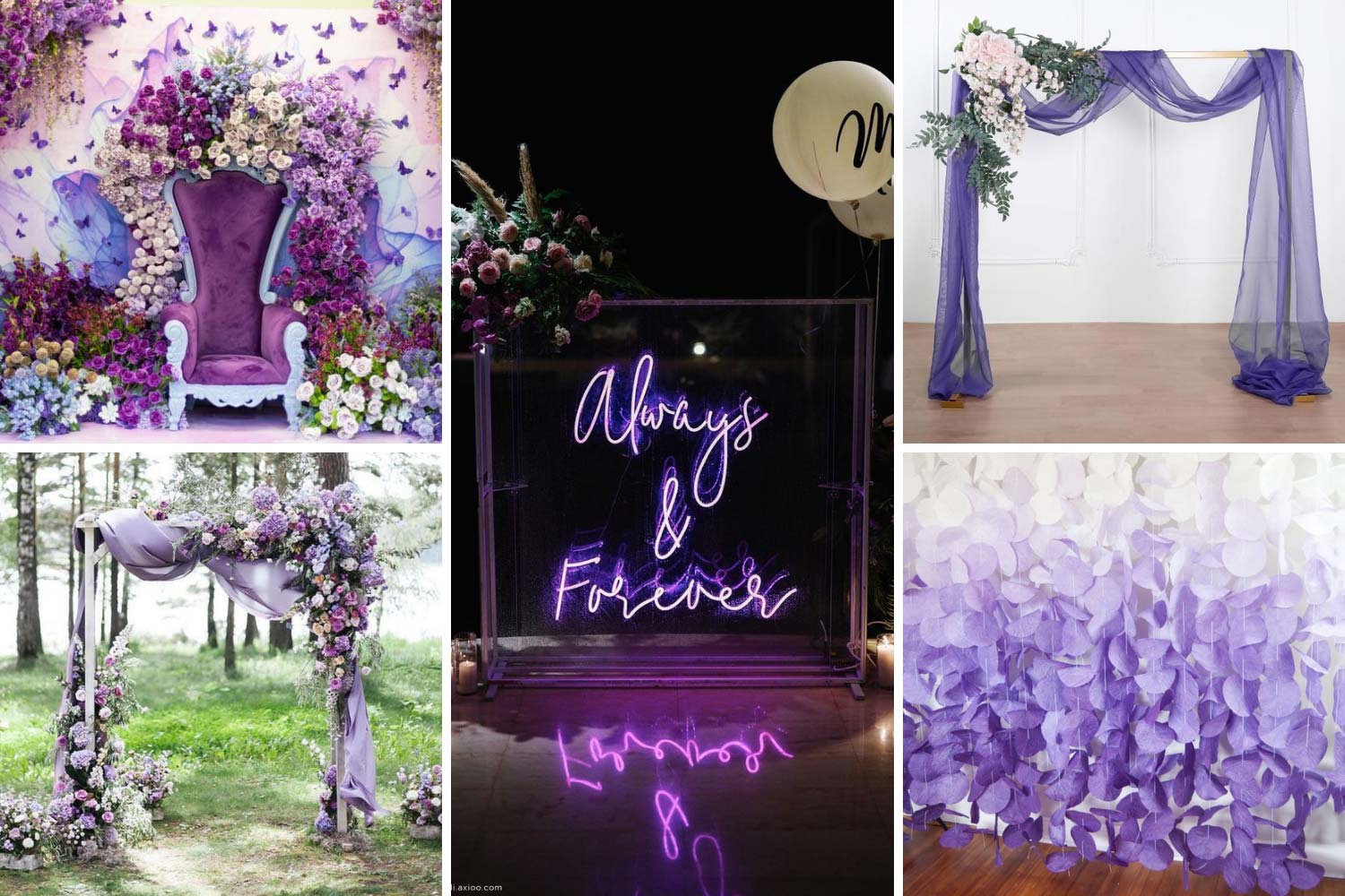 Фотозона, арка для церемонії Very Peri фото