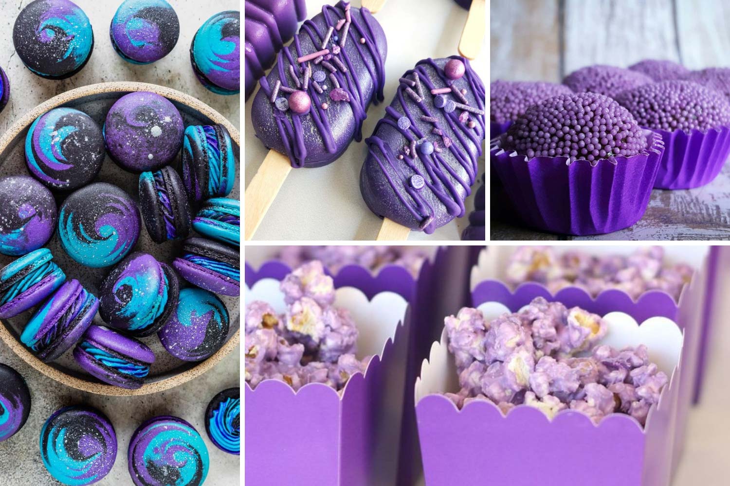 Фіолетовий кенді бар на весілля: ідеї наповнення