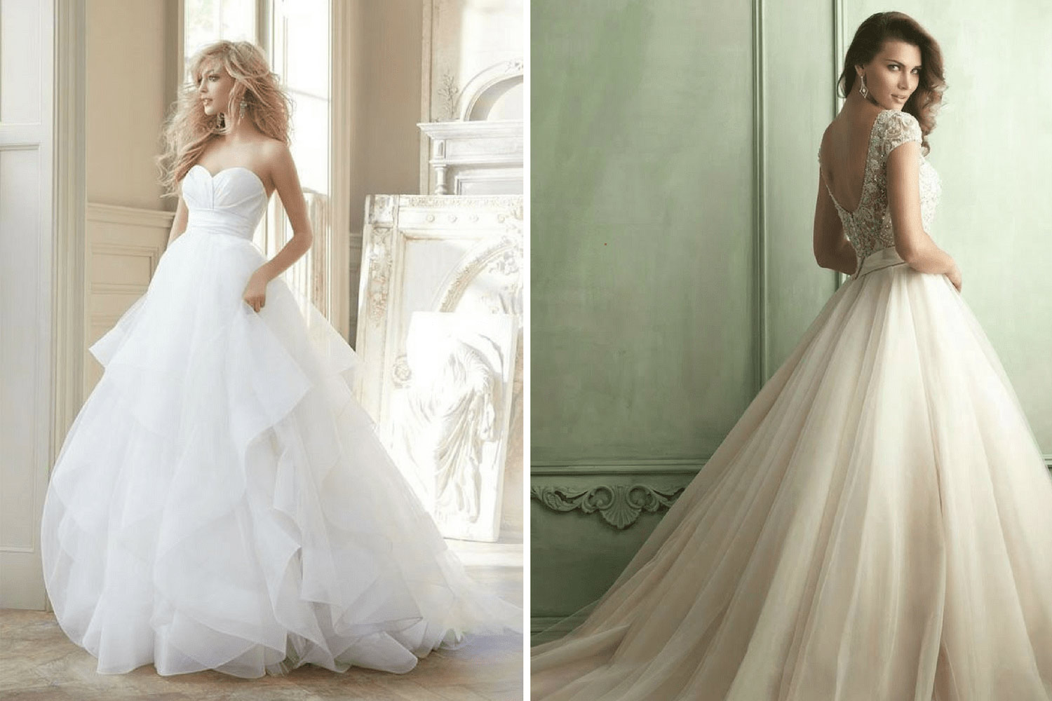 свадебное пышное платье фото