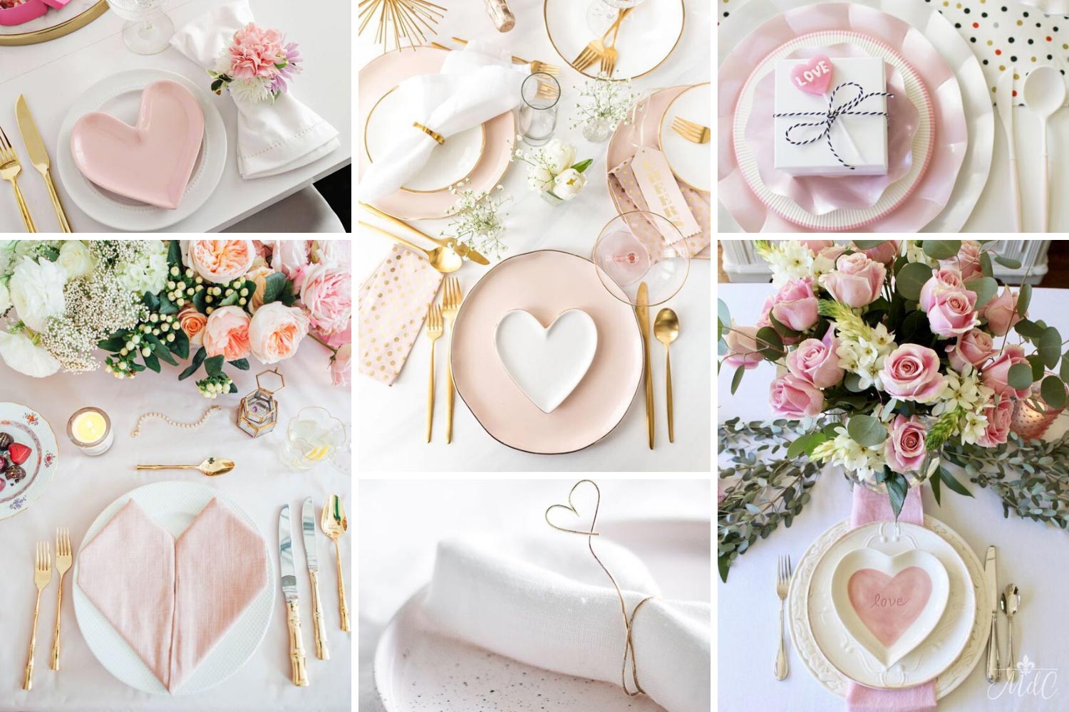 Сервірування столу до Дня Закоханих фото