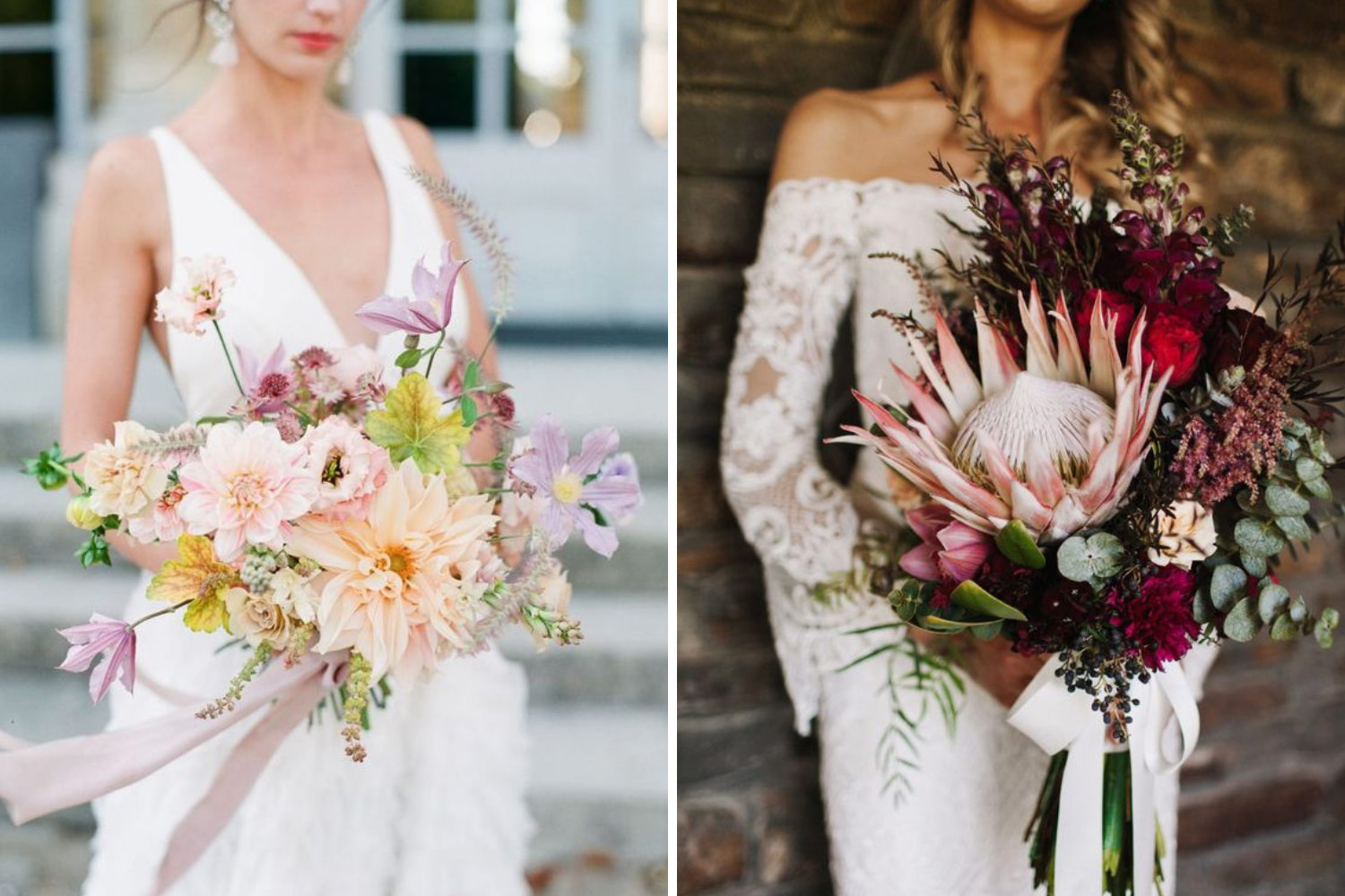 модный букет невесты