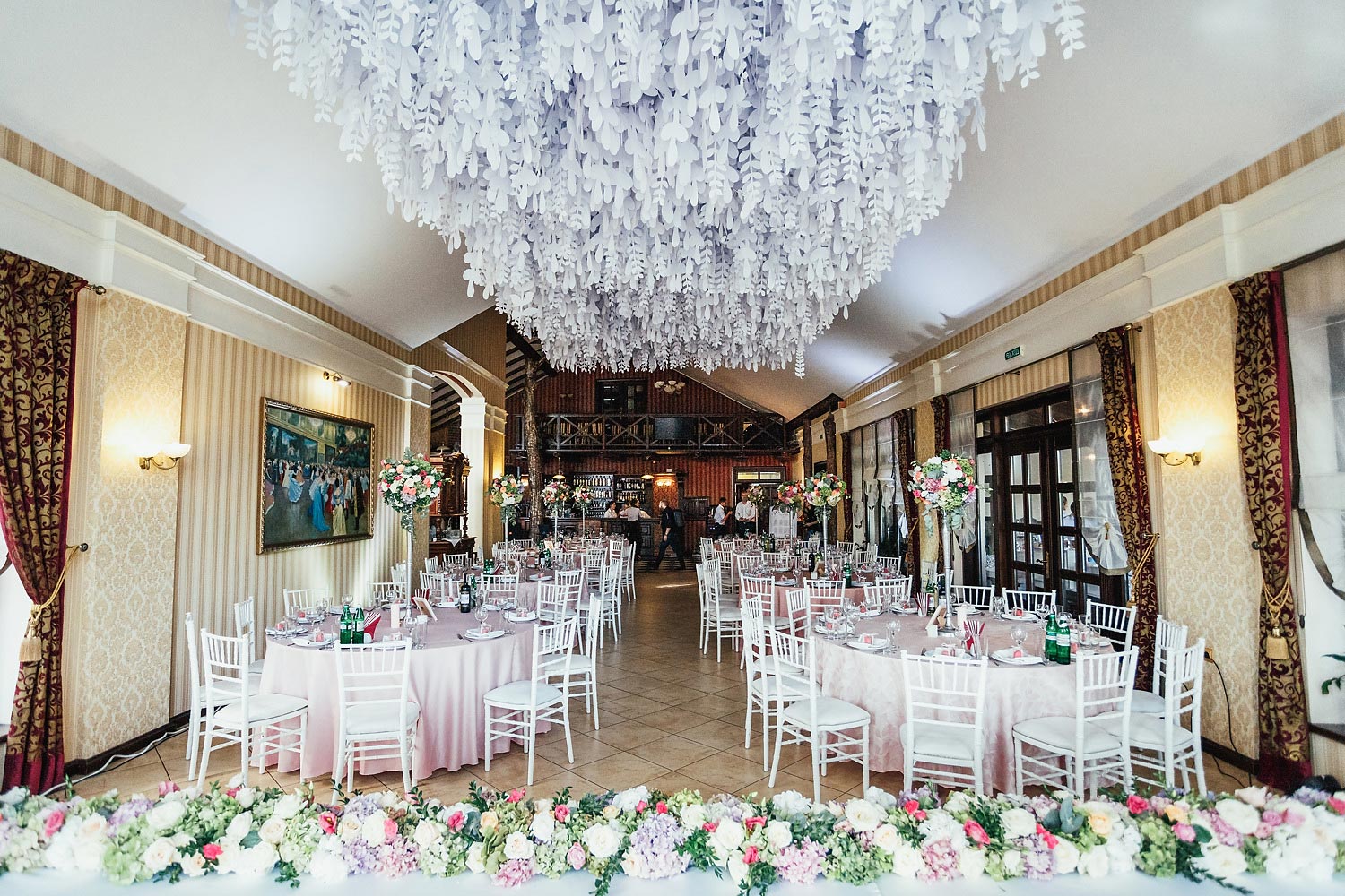 Оформление зала на свадьбу фото 