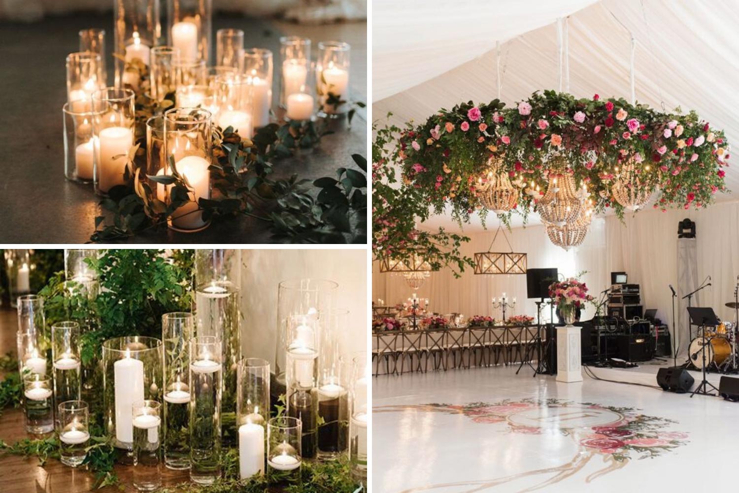 Украшение танцевальной зоны торжества