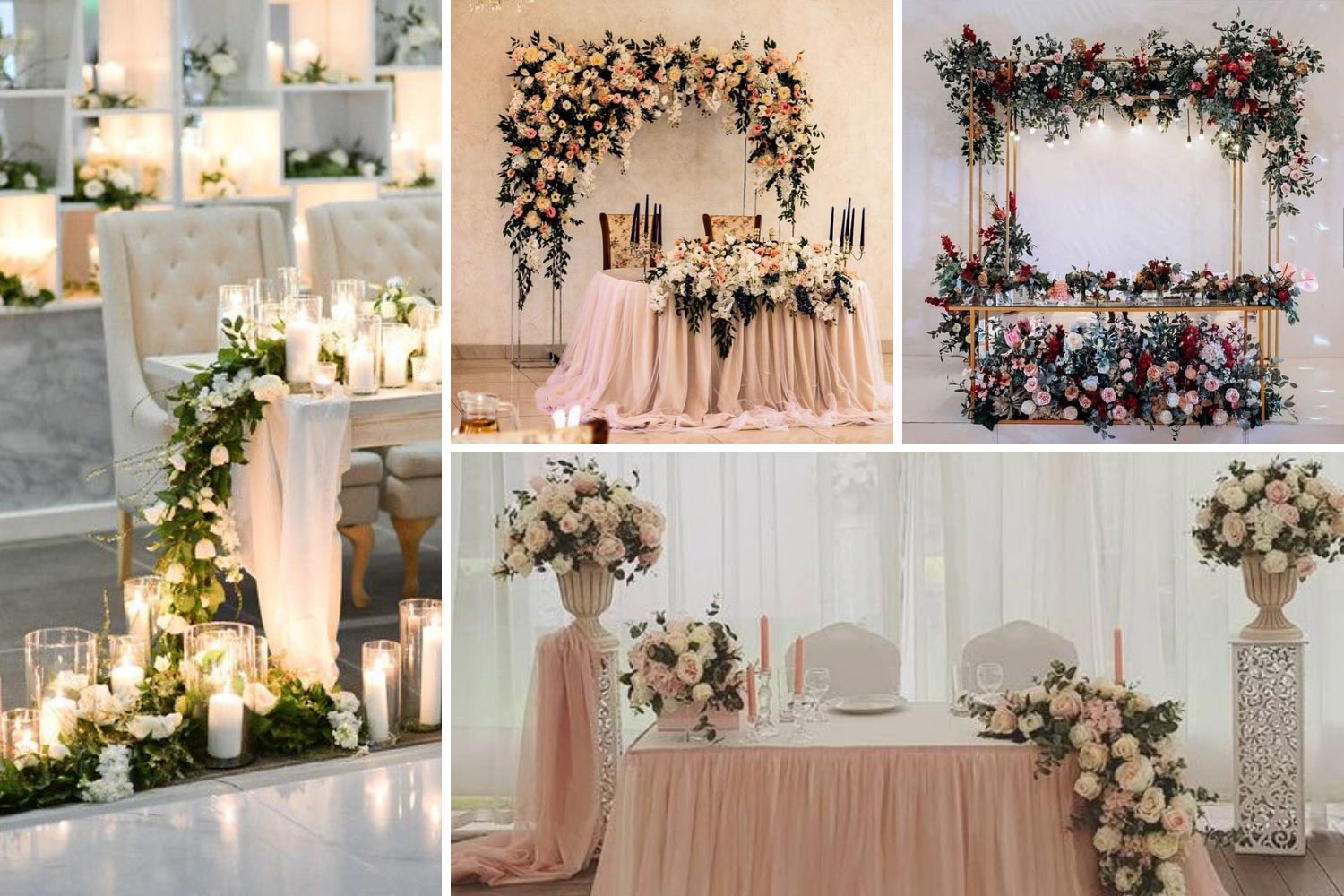 Президиум молодоженов: идеи оформления