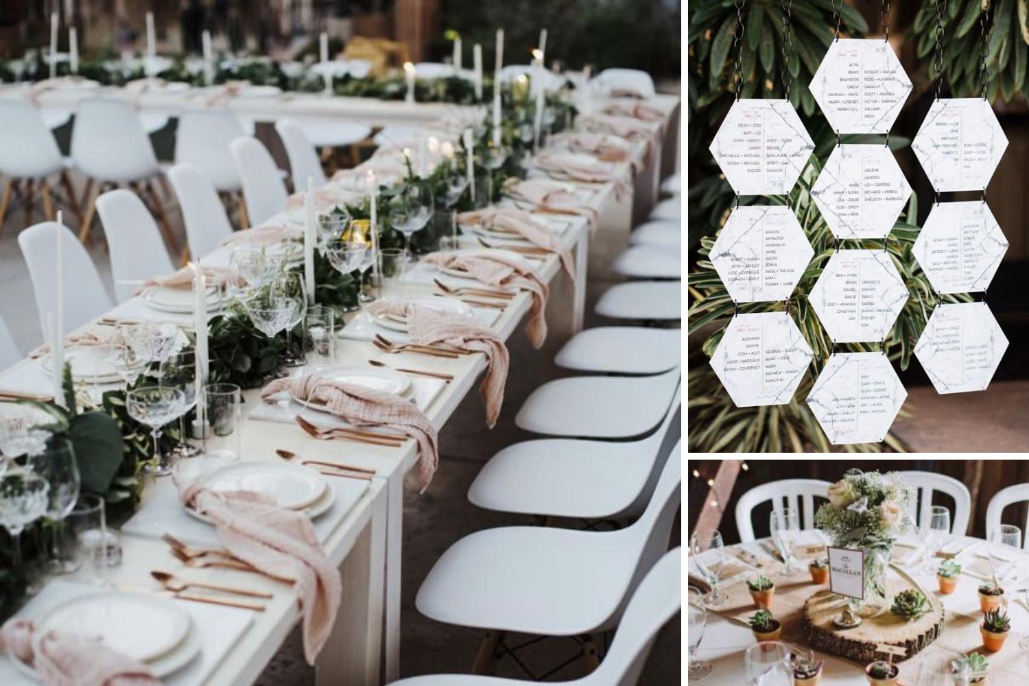 Оформление свадебного стола гостей фото  