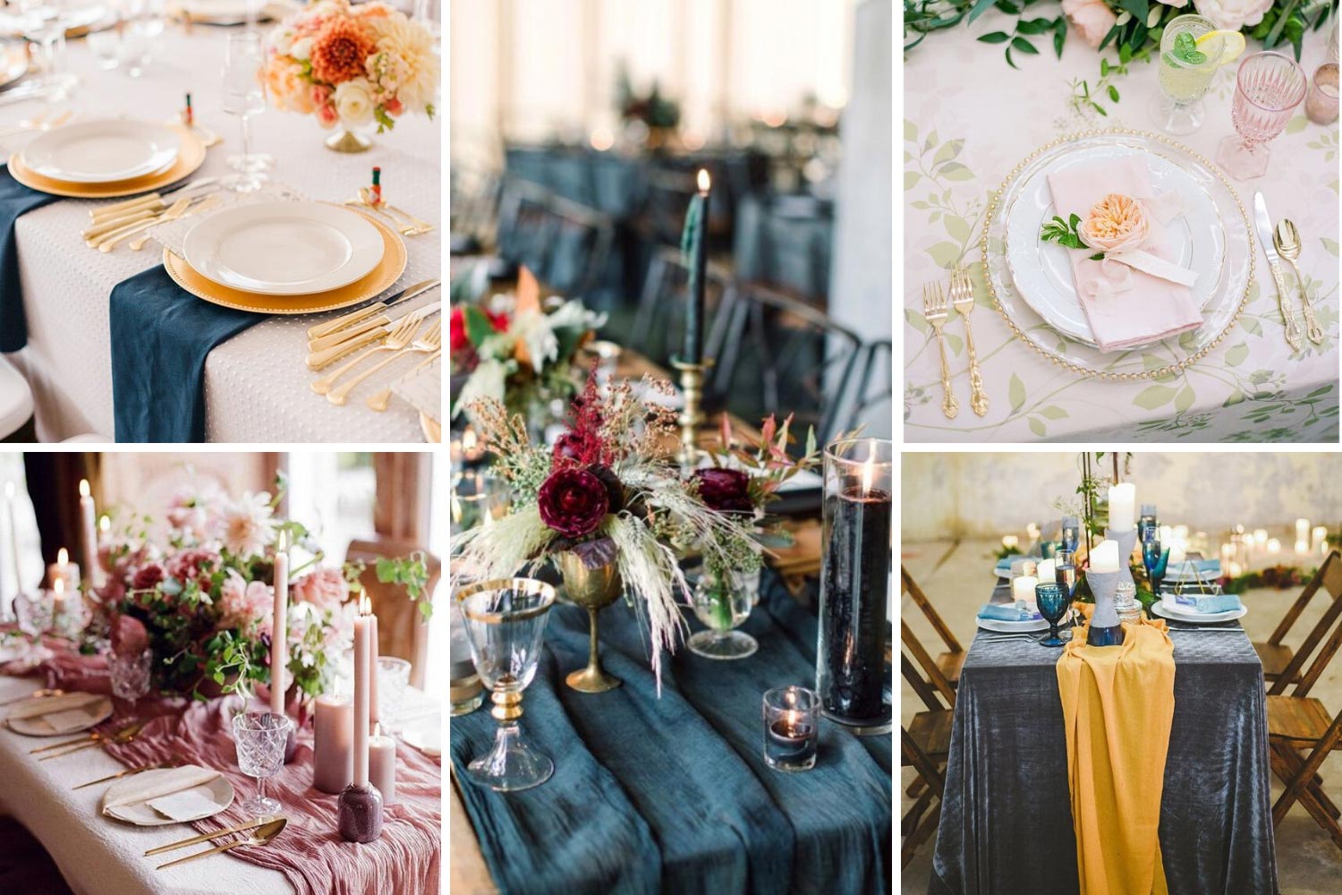 Украшение свадебного стола: идеи