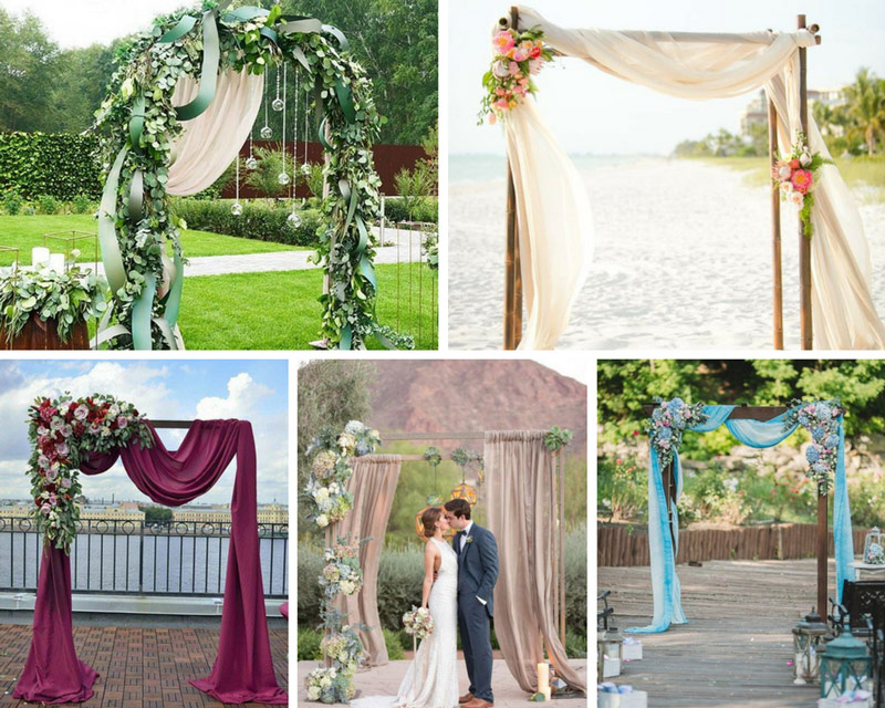 свадебные арки классической формы