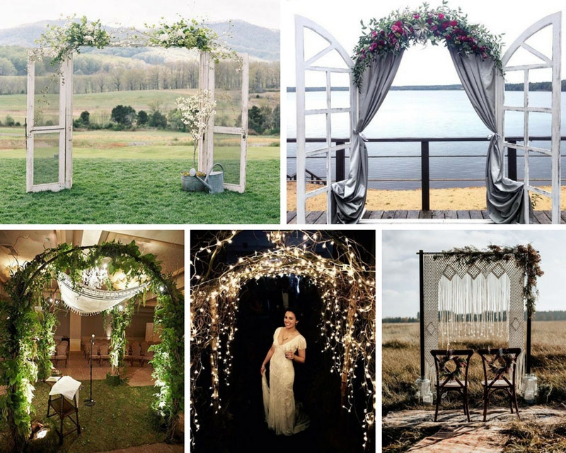 необычные арки для свадьбы