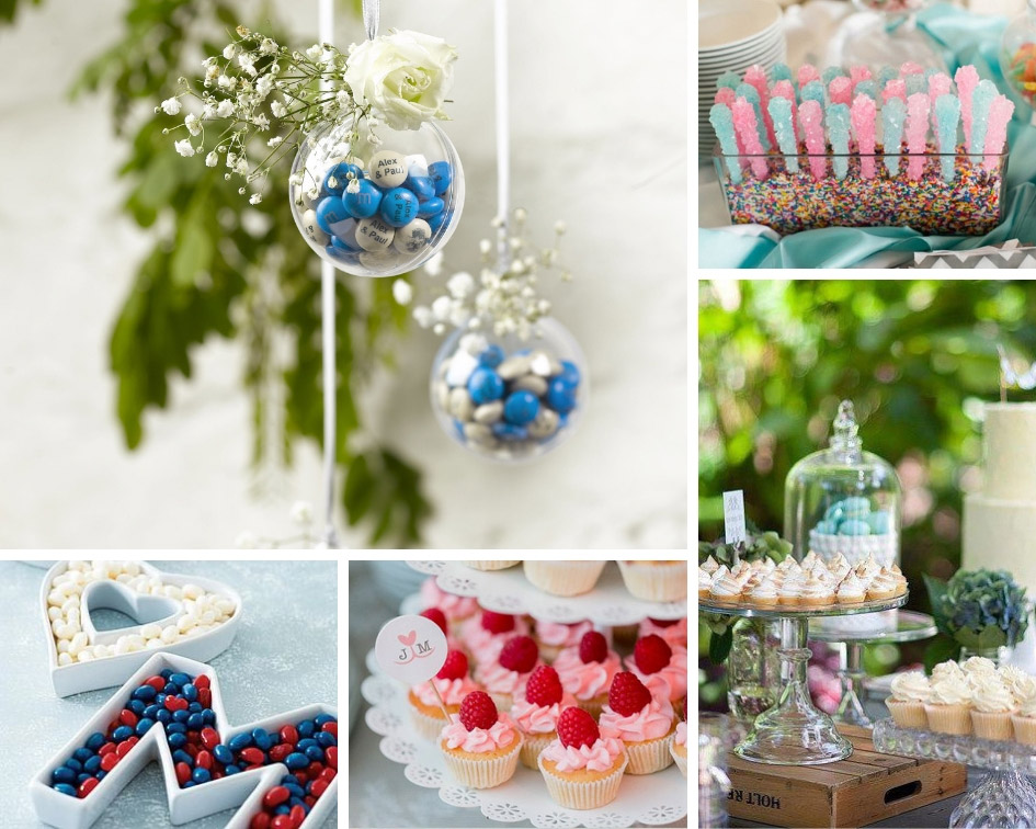 оформление кенди бара на свадьбе